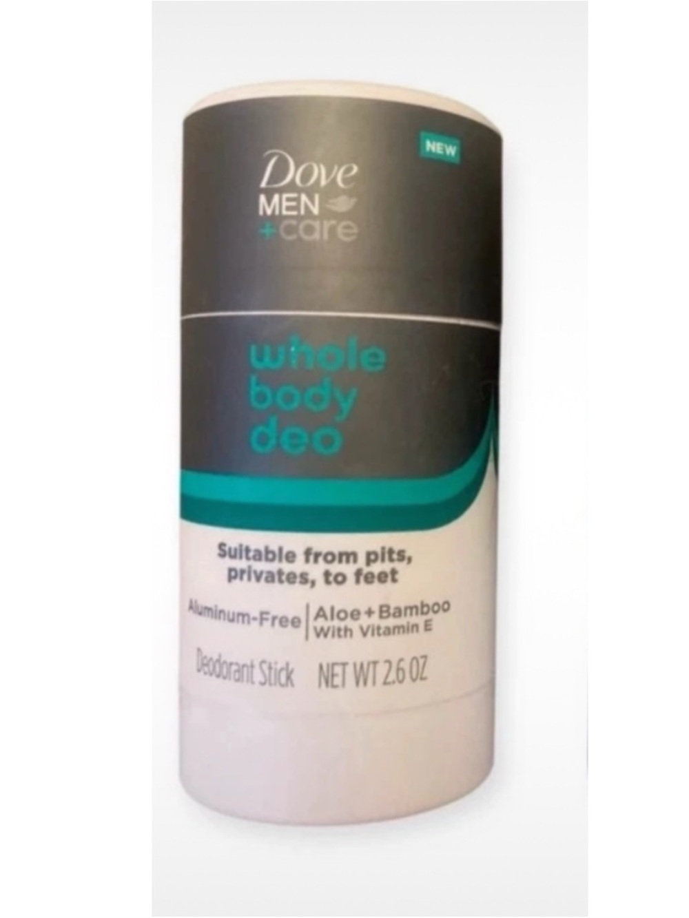 Dove Men Care Whole Body Deodorant Stick Aluminum free Aloe Bamboo 2.6 oz